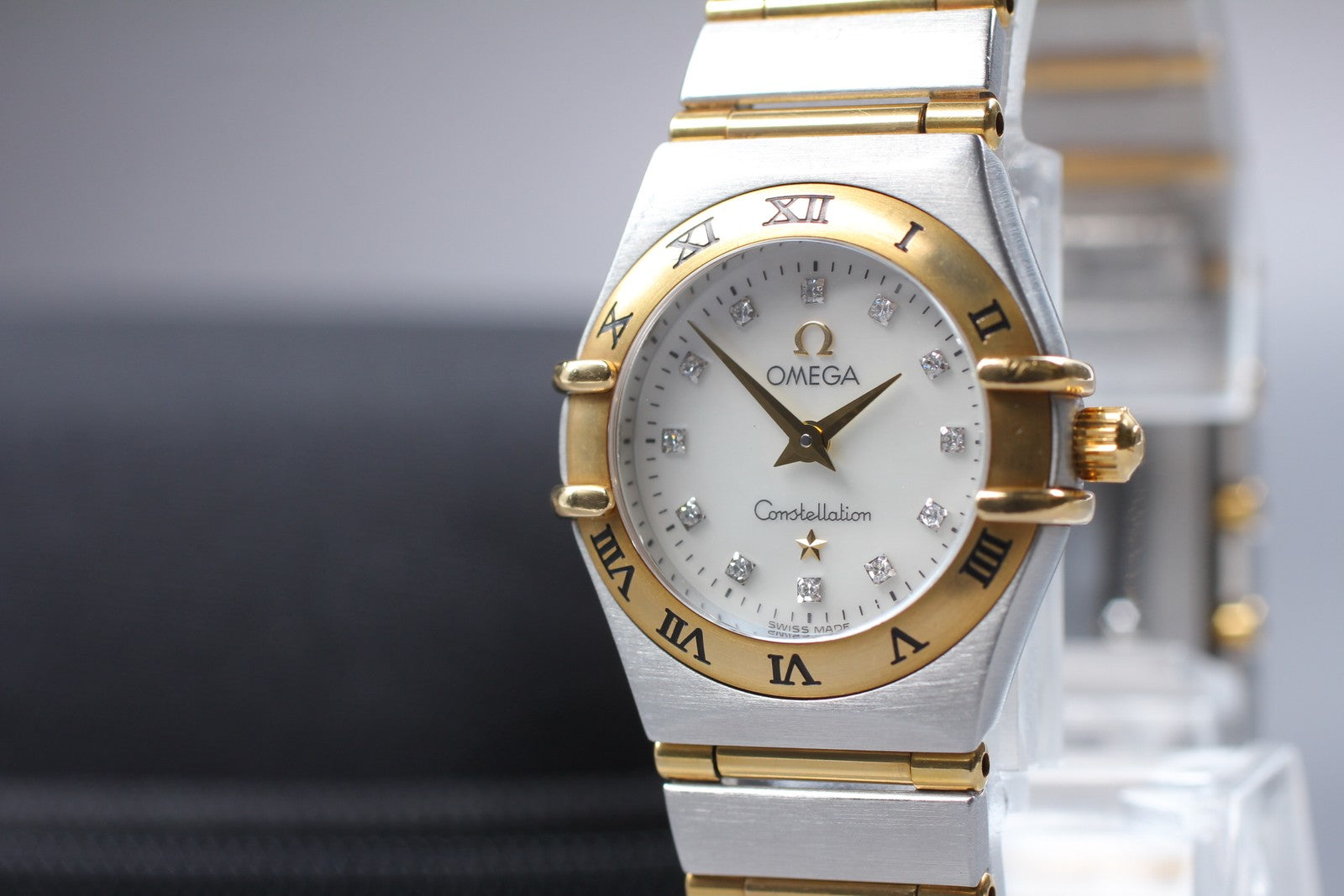 [Exc+5] OMEGA Constellation Cal.1456 12P Diamond 22mm Quartz Women's Watch