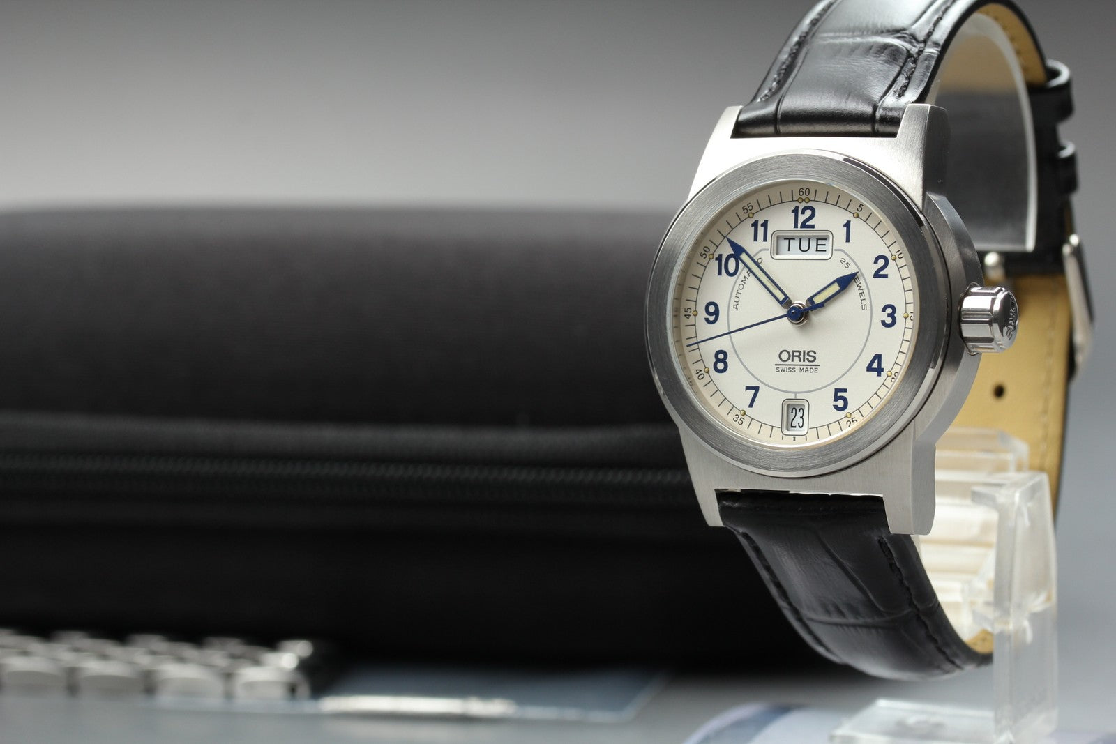[Exc+5] ORIS Big Crown 7501 Silver Black Day/Date 35mm Automatic Men's Watch