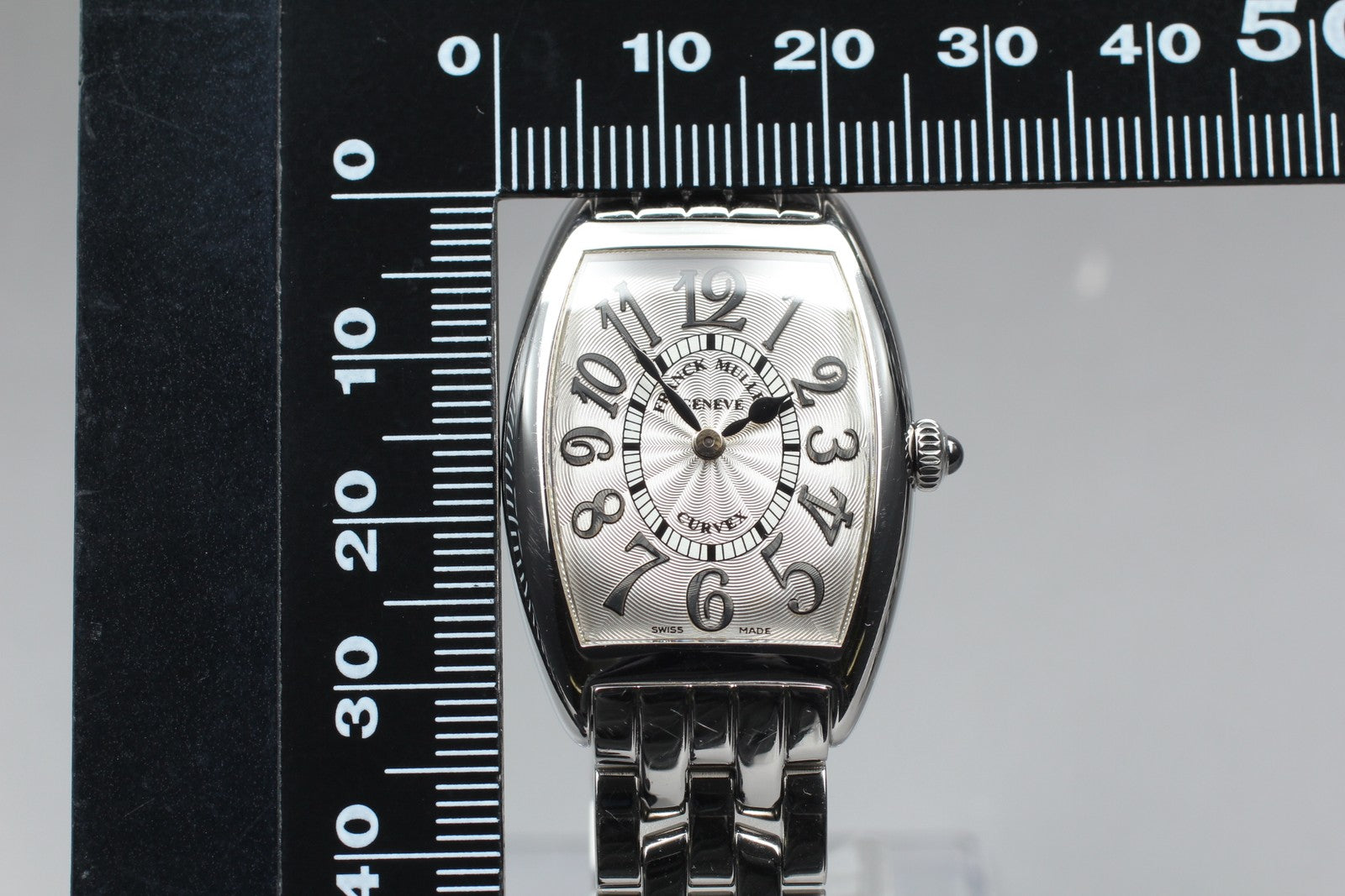[Exc+5 Box] Franck Muller Tonneau Curvex 1752QZ Silver Women's Quartz Watch JP