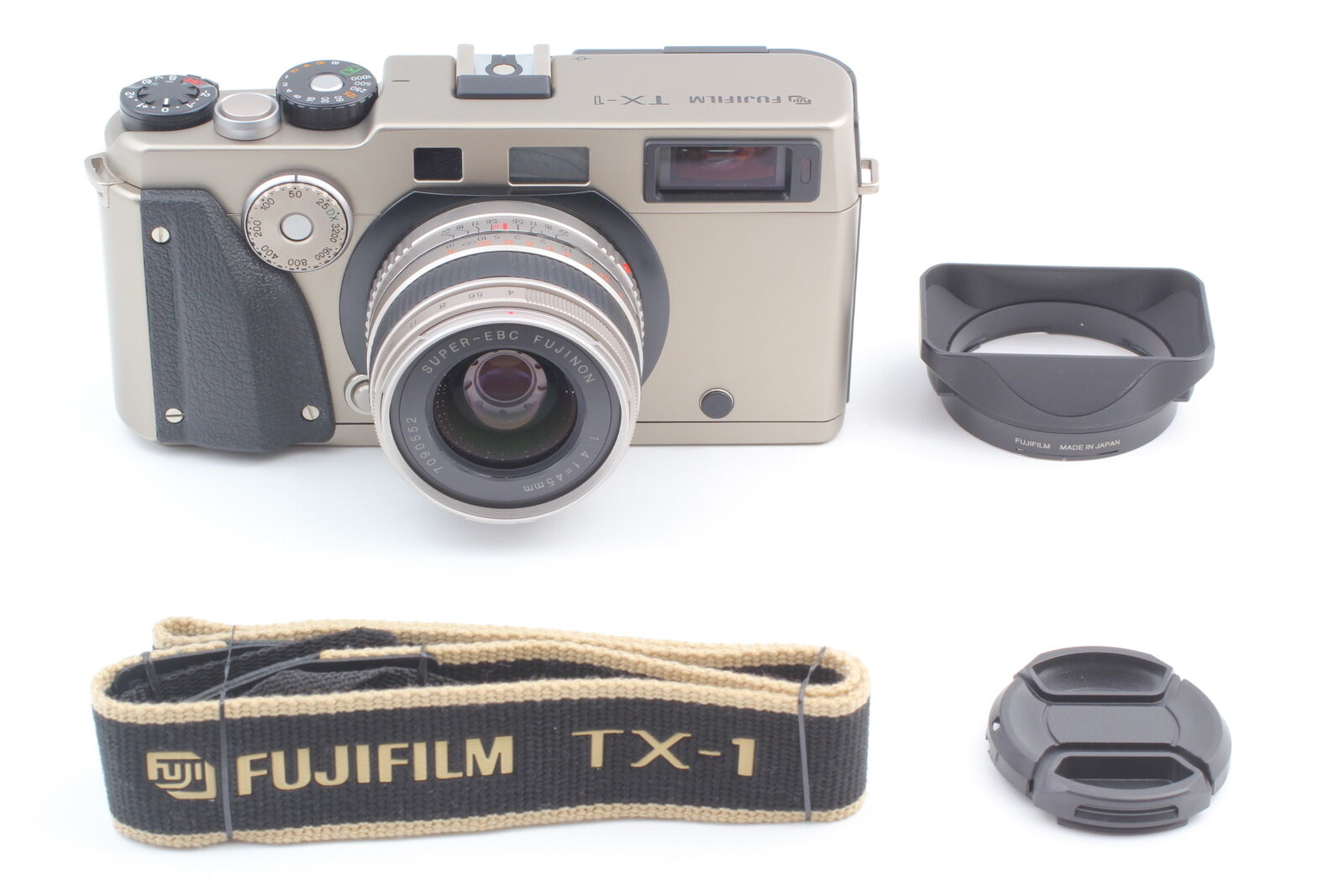 Count 56 [ Mint ] Fujifilm TX-1 35mm Film Camera + 45mm f4 Panorama From JAPAN