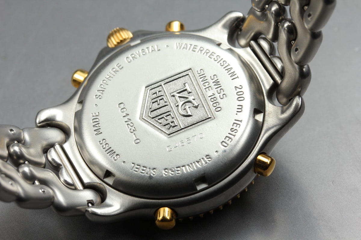 TAG Heuer SEL CG1123-0 Chronograph Ayrton Senna Quartz Men's Watch 39mm JAPAN