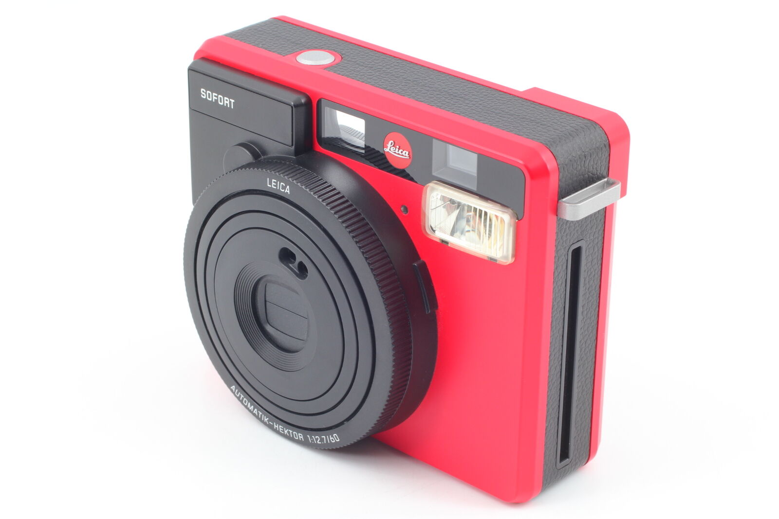 Video Rare [ MINT w/Box Strap ] Leica Sofort Red 19160 Instant Film Camera JAPAN