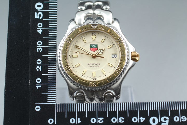 [Exc+5]Box TAG HEUER SEL 200m S87.006E Ivory Dial Automatic Men’s Watch 36mm JP
