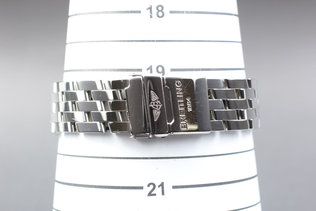 [Polished] BREITLING Chronomat B13350 Black 39mm Chronograph AT Men's Watch