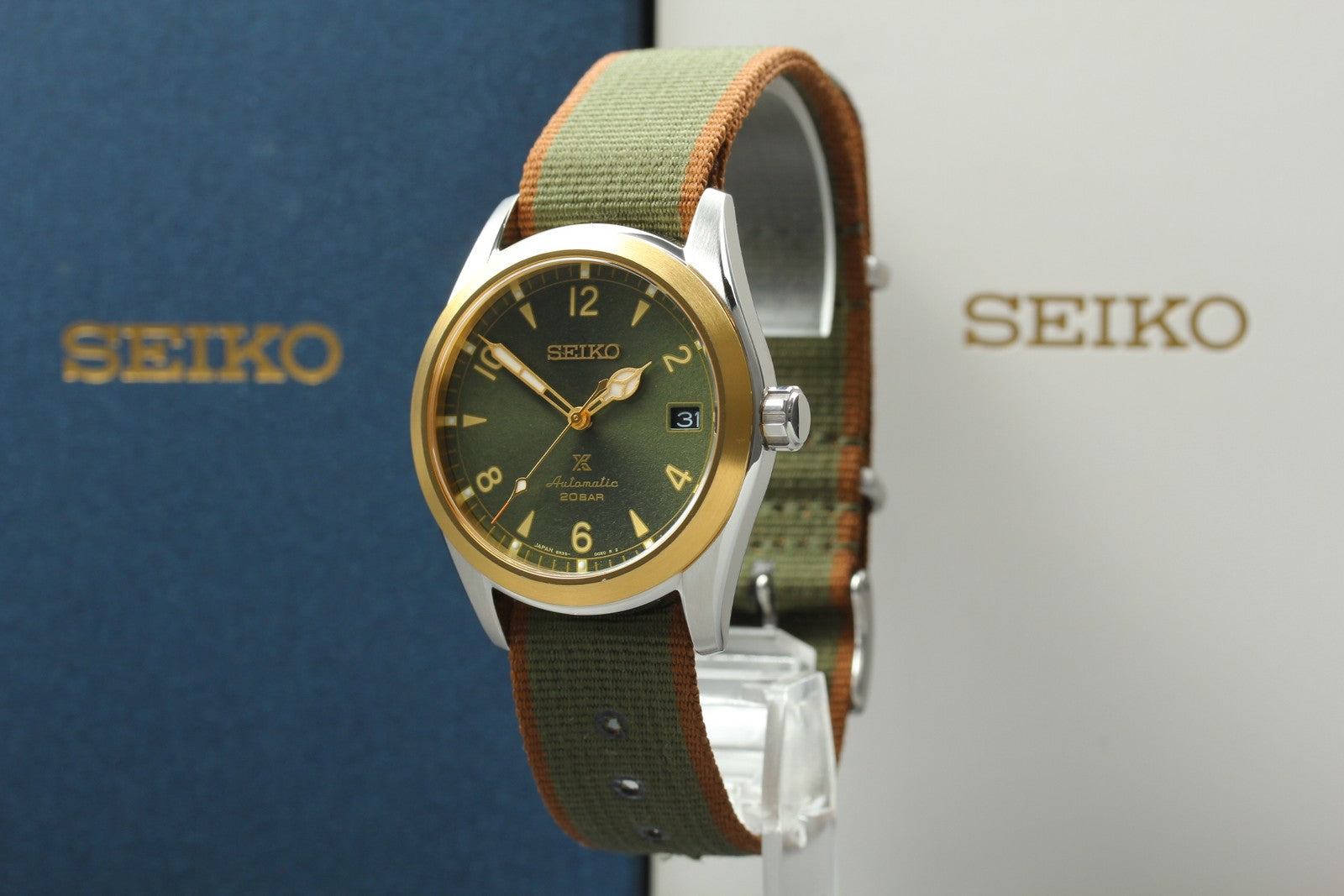 [N MINT- Box] SEIKO Prospex Alpinist 6R35-01B0 SBDC138 Green Men's Watch AT JP