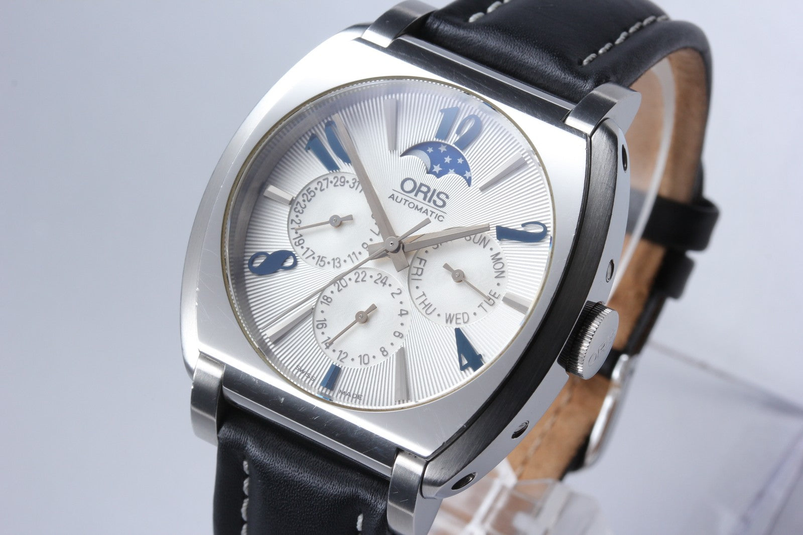 Exc+5*Box ORIS Frank Sinatra 7572 Silver Automatic Day/Date Men's Watch From JP