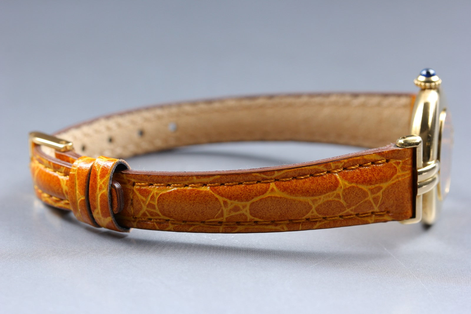 Vintage [Exc+5] Cartier Must Colisee Vermeil 590002 Gold Women's Quartz Watch