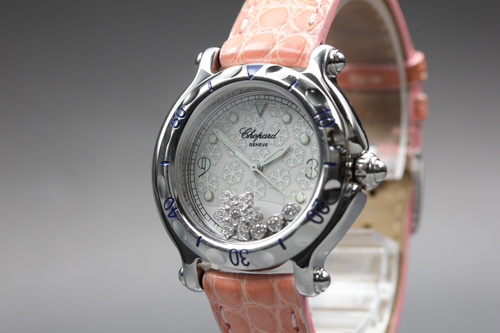 [Exc+5] Chopard Happy Sport Snowflake 27/8949 32mm Diamond Quartz Women’s Watch