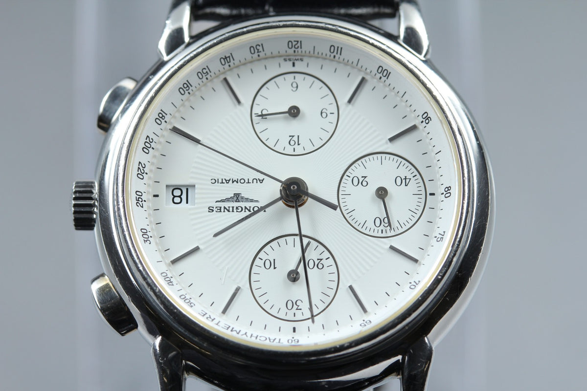 LONGINES Les Grandes Classiques L4.686.4 Automatic White Men's Watch 38mm JAPAN