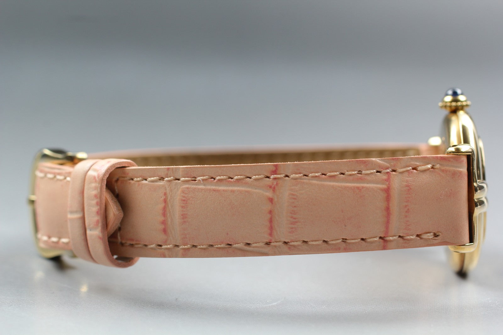 Vintage [Exc+5] Cartier Must Colisee Vermeil 590002 Pink Women's Quartz Watch