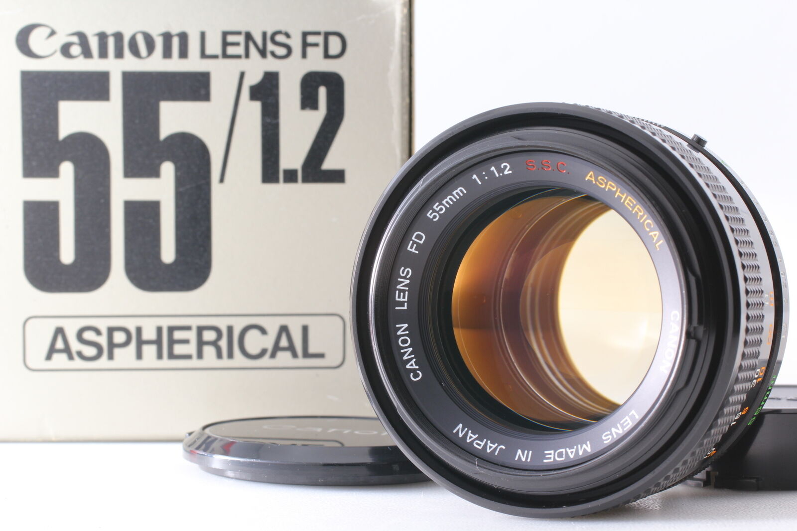 Rare [Near MINT] CLA'd Canon FD 55mm f1.2 Aspherical s.s.c. ssc Lens From JAPAN