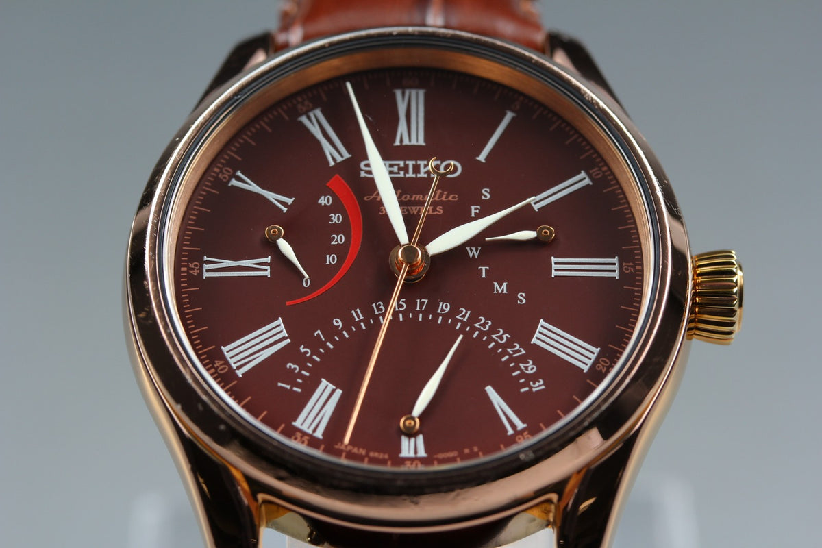 [Limited] SEIKO Presage 6R24-00J0 SARD014 Gold Brown AT Men's Watch JAPAN BOX