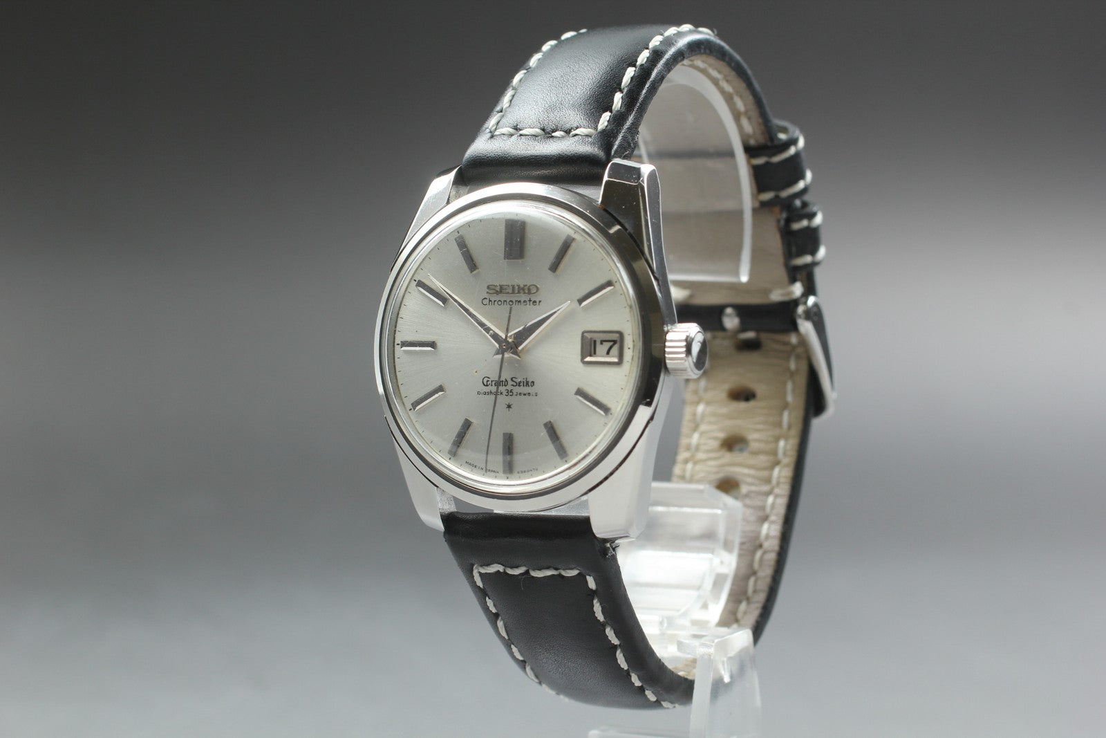 Vintage [Exc+4] GRAND SEIKO 43999 Chronometer Silver Men's Watch Manual JAPAN