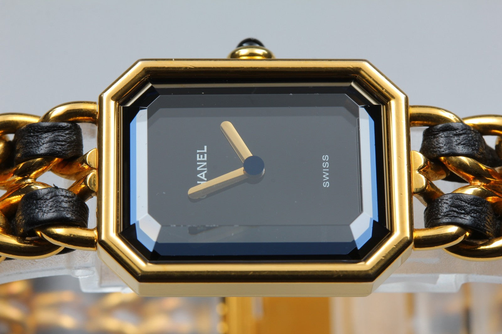 [Overhauled] CHANEL Premiere L Size Black Dial Gold 20mm Quartz Women’s Watch