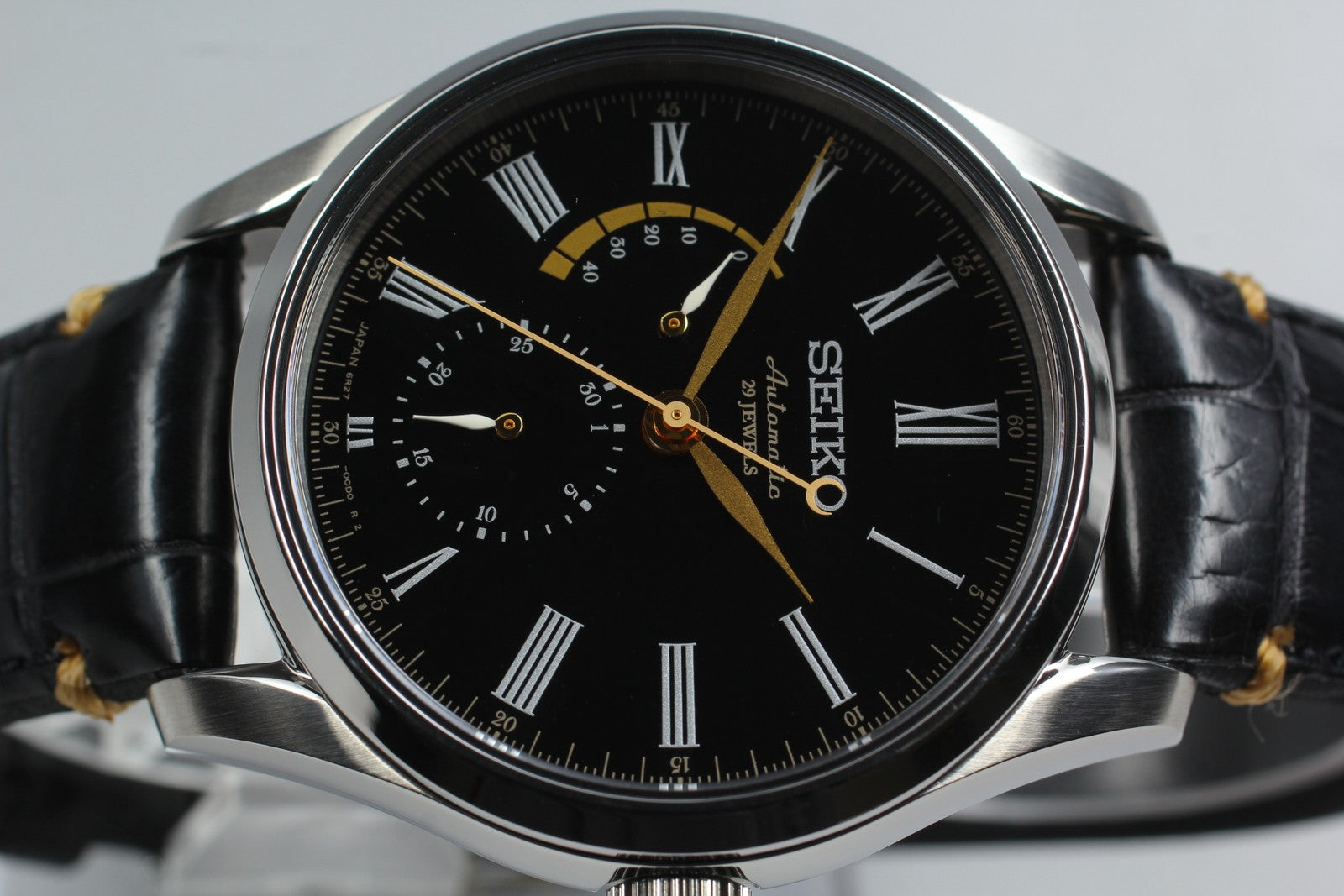[N MINT Box] SEIKO Presage 6R27-00G1 SARW013 Black Dial Men's AT Watch JAPAN
