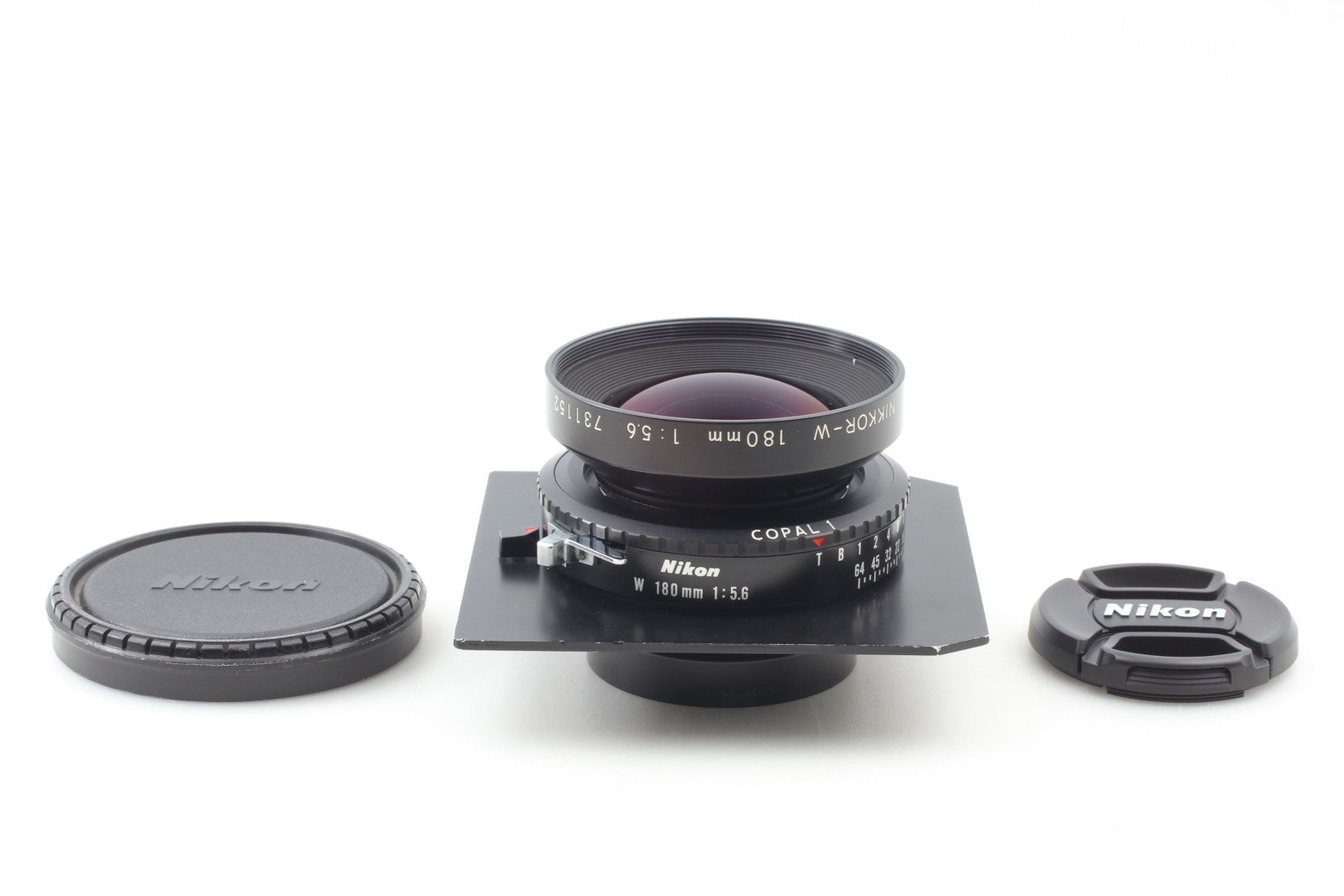 Shutter CLA [MINT] Nikon Nikkor-w 180mm f/5.6 Copal No.1 Lens From JAPAN