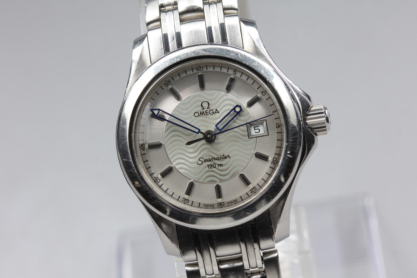 OMEGA Seamaster 2571.31 Quartz Silver Dial Women's Watch 29mm JAPAN Box