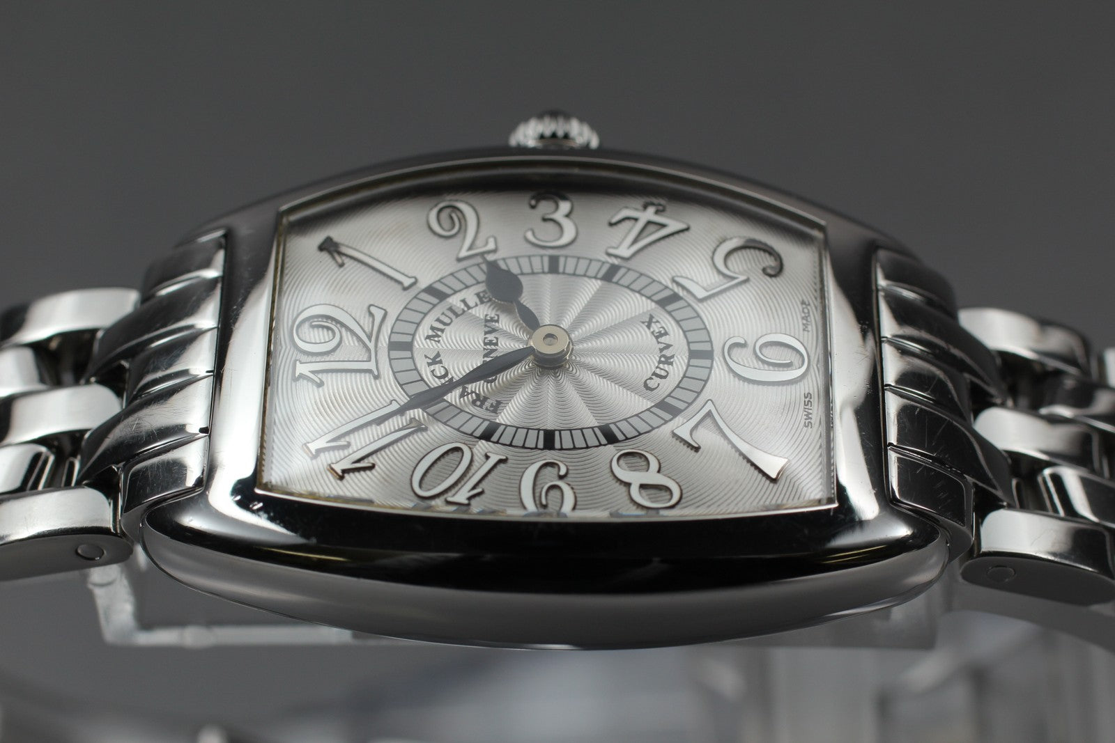 [Exc+5 Box] Franck Muller Tonneau Curvex 1752QZ Silver Women's Quartz Watch JP