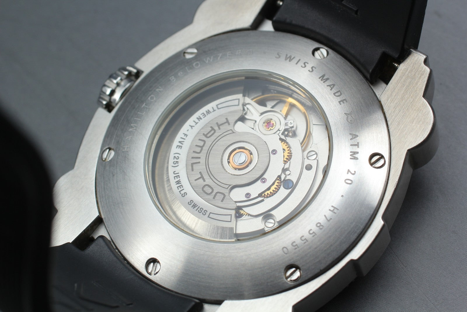 Hamilton Khaki Aviation H785550 Automat Silver Dial Date Men's Watch 42mm JAPAN