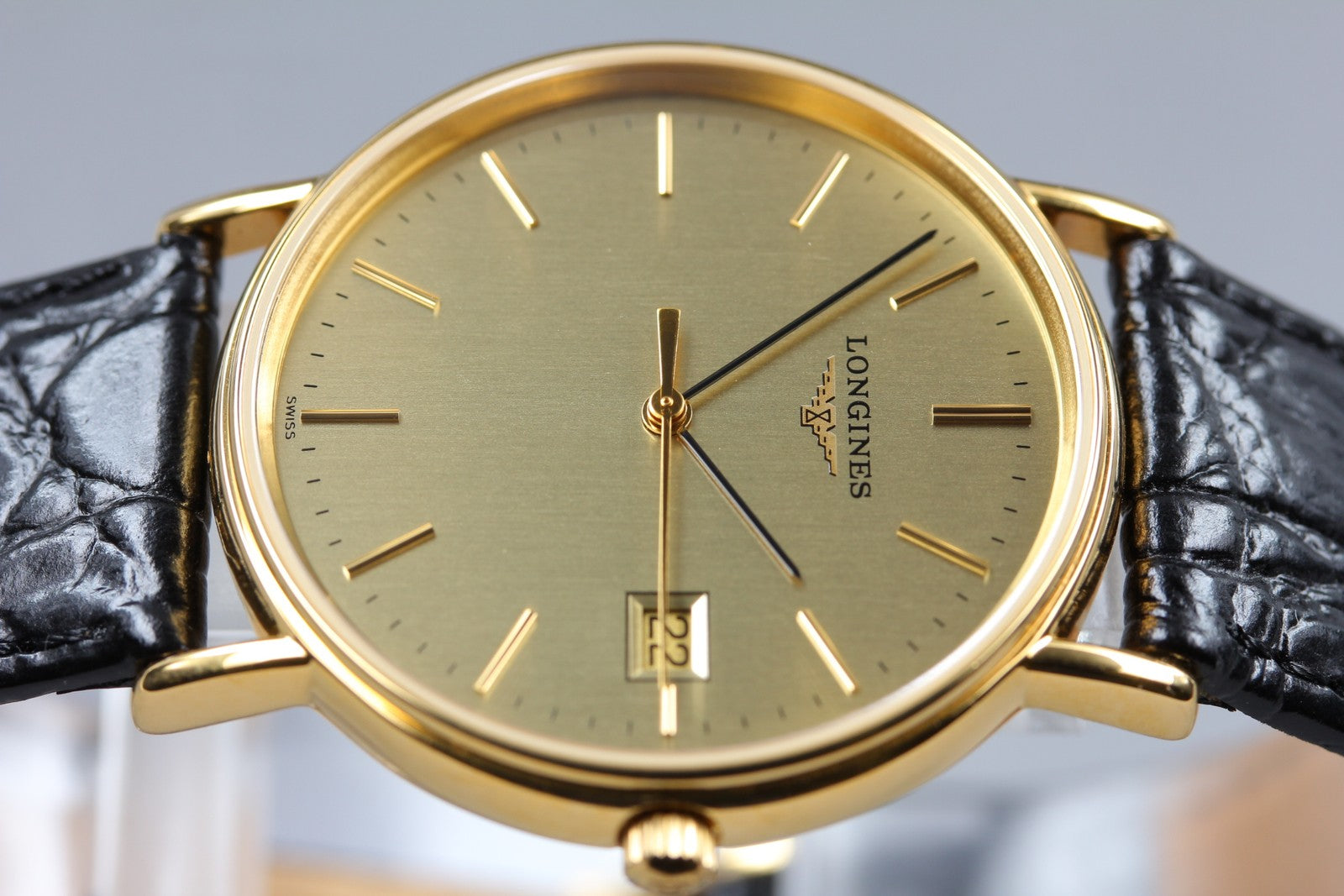 New Batt LONGINES Grand Classic L4.720.2 Quartz Men's Watch 32mm JAPAN