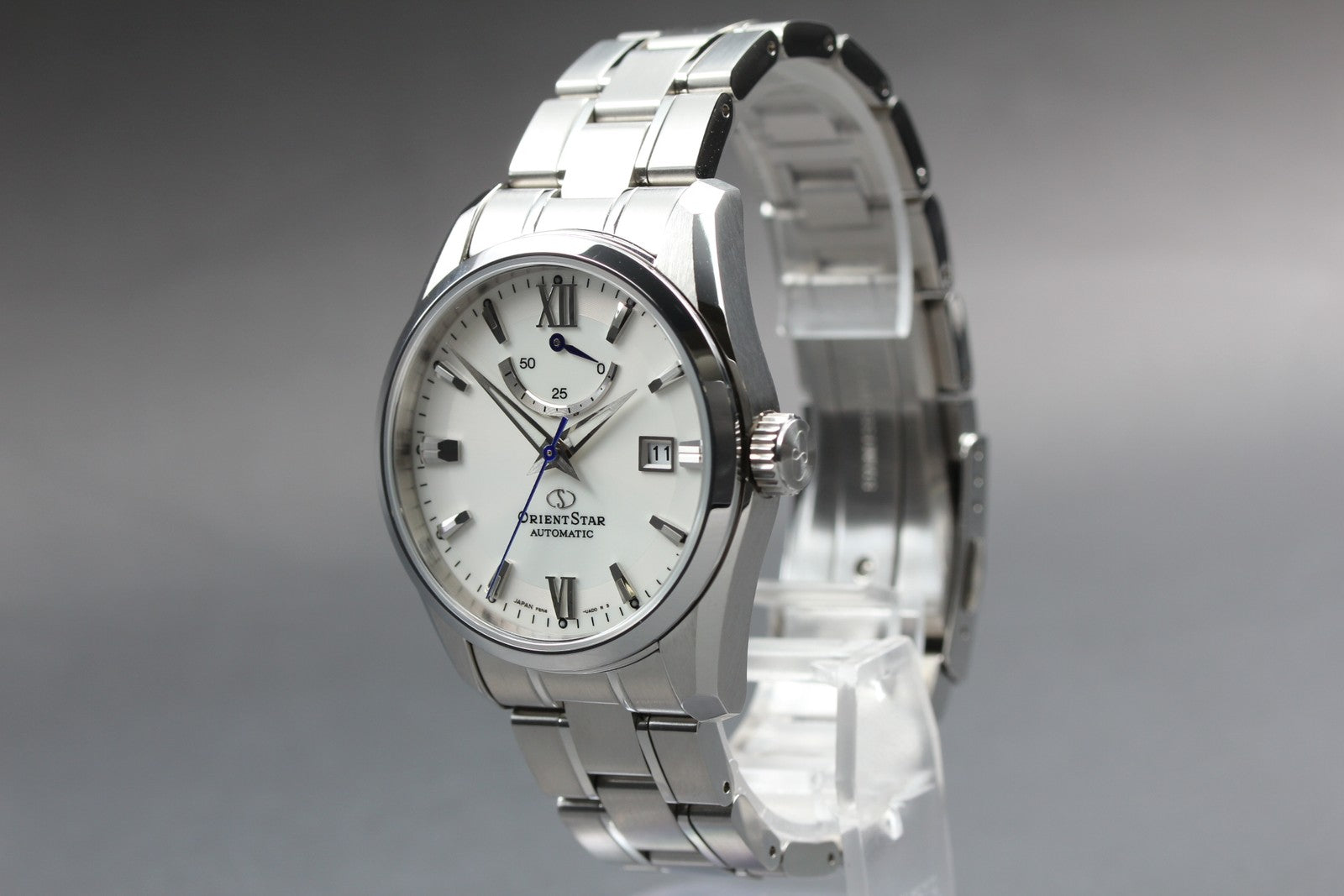 N MINT*Box Orient Star F6N4-UAD0 Power Reserve White Automatic Men's 38mm JAPAN