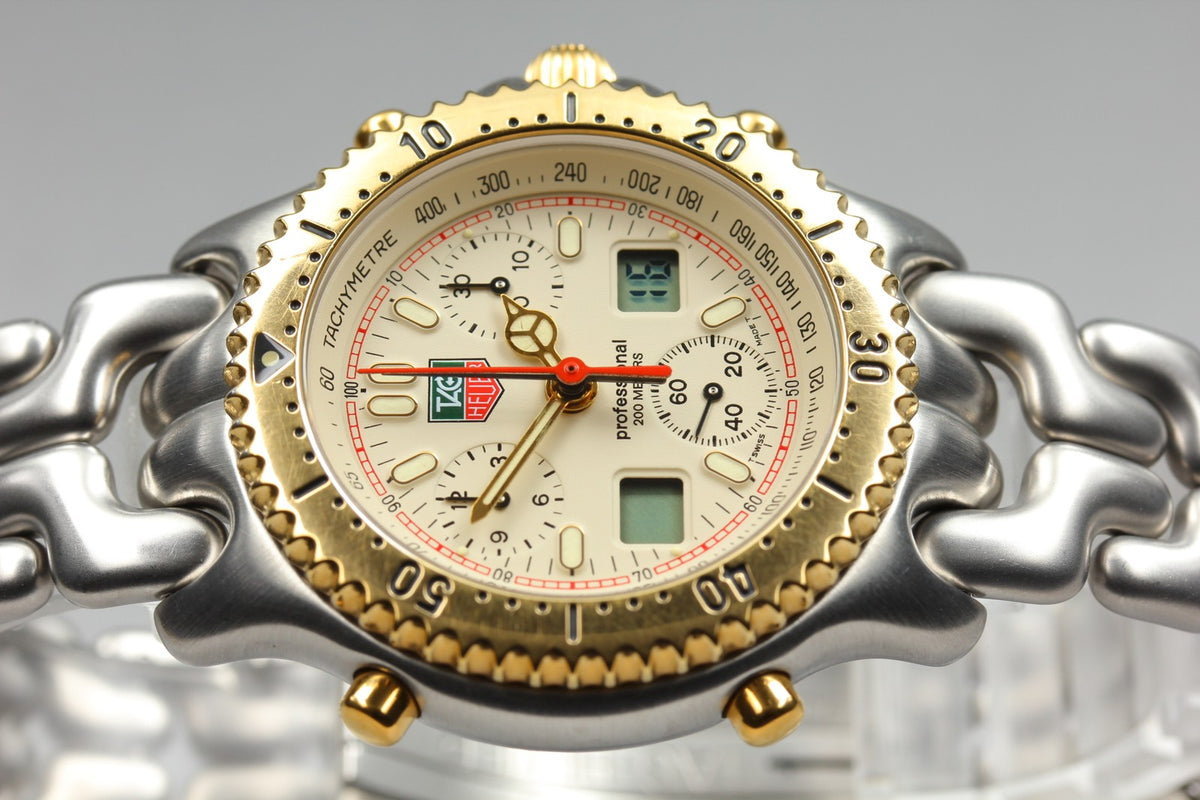 TAG Heuer SEL CG1123-0 Chronograph Ayrton Senna Quartz Men's Watch 39mm JAPAN