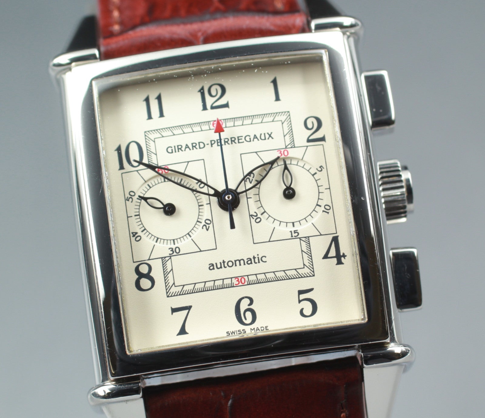 Limited [Exc+5] Girard Perregaux Vintage 1945 Chronograph 2599 Men's Watch AT