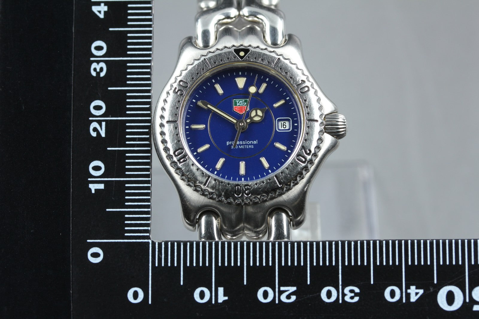 TAG HEUER SEL Professional WG131A Quartz Blue Dial Women's Watch 28mm From JAPAN
