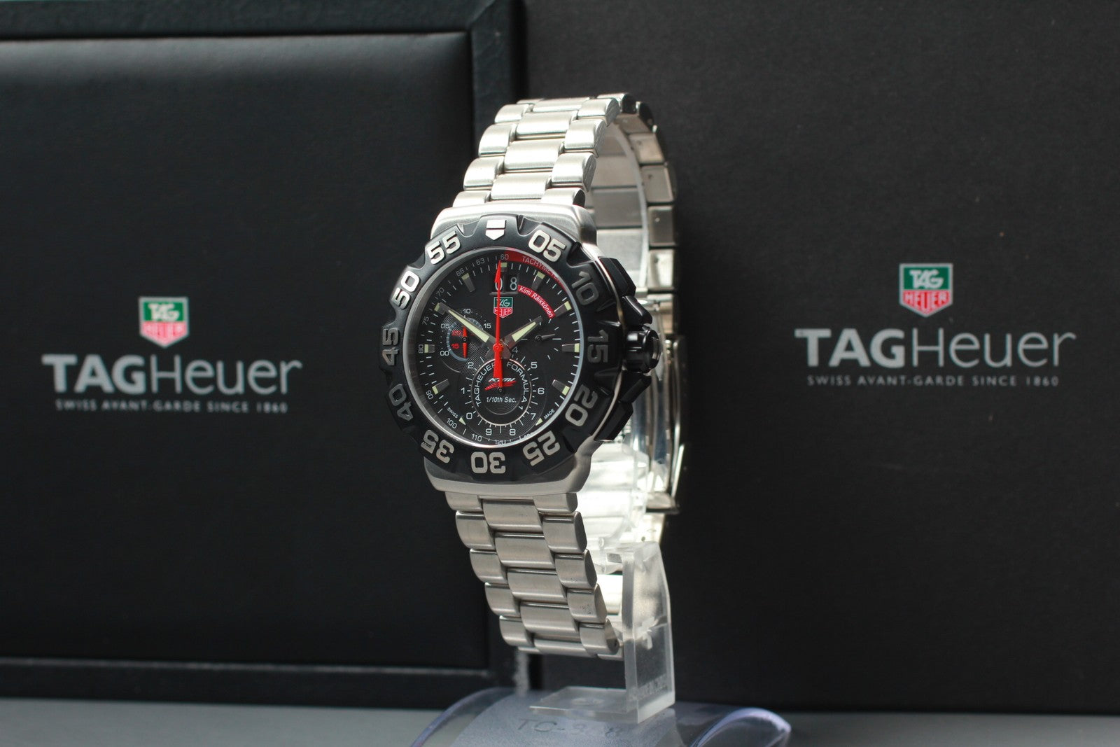 N MINT*Box TAG Heuer Formula 1 CAH1014 Quartz Black Dial Men's Watch 44mm JAPAN