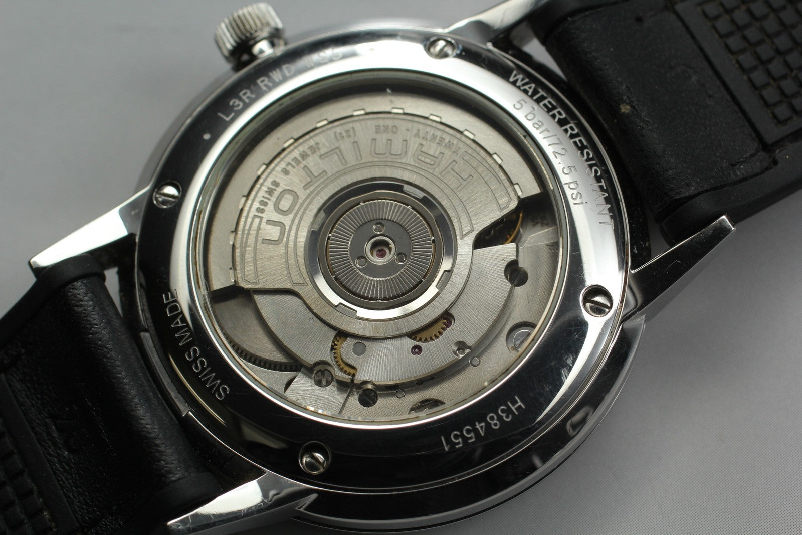 Hamilton Intra-Matic H384551 Black Automatic Men's Watch 38mm JAPAN Box