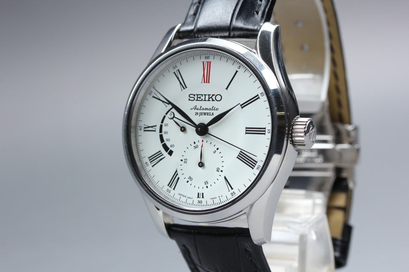 SEIKO Presage 6R27-00C0 SARW005 Automatic White Dial Men's Watch 40mm From JAPAN