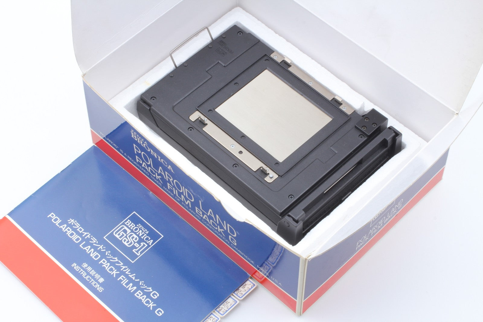 [Top MINT in Box] Zenza Bronica Polaroid Land Pack Film Back G for GS-1 JAPAN