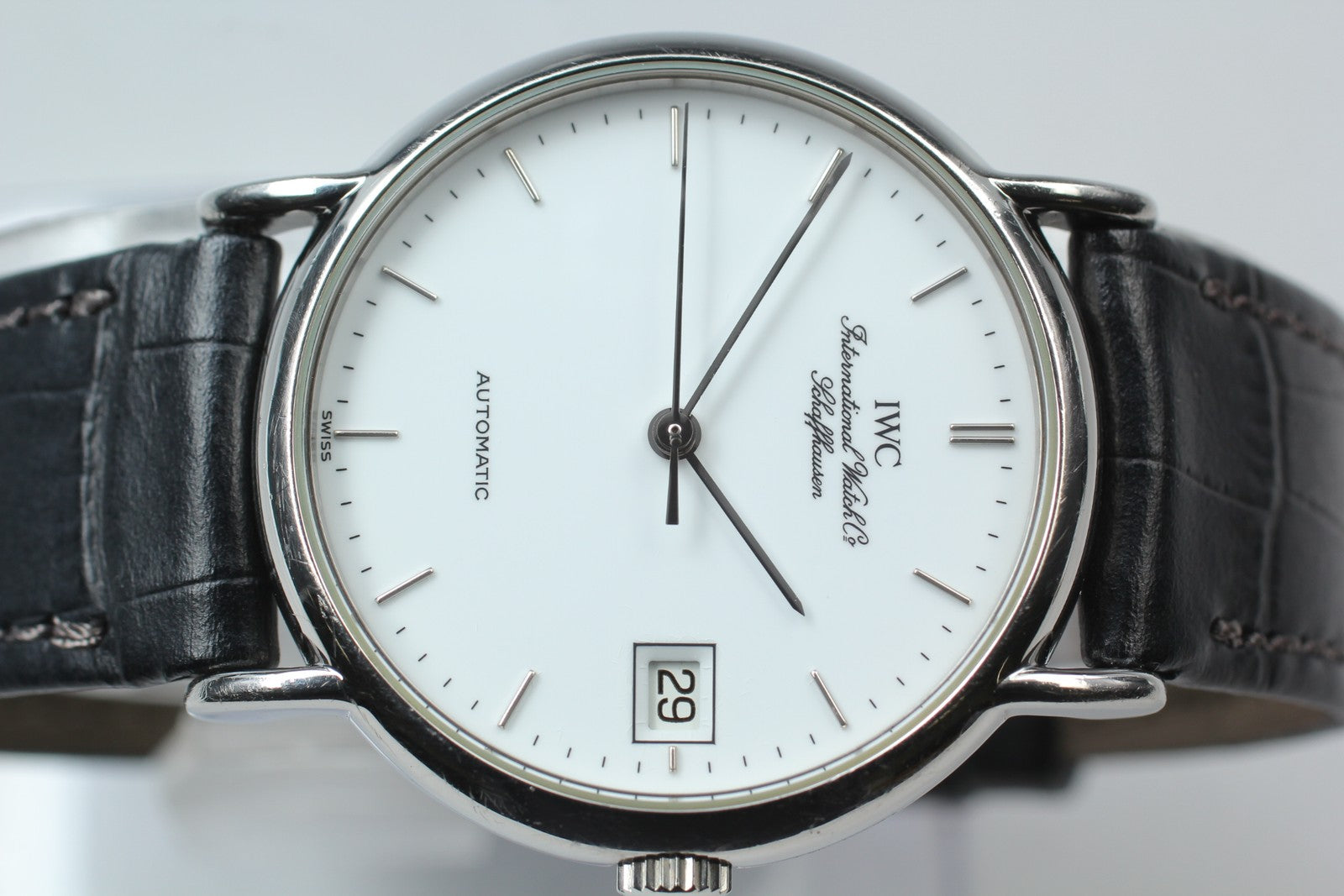 [Overhauled] IWC Portofino 3513 Cal.37521 33mm Automatic White Dial Men's Watch