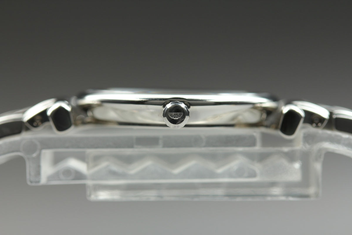 LONGINES La Grande Classique L4.209.4 Black 12P Diamond 23mm Women's Qz Watch