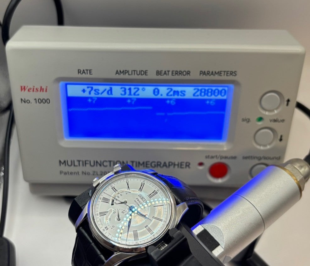 Near MINT Box SEIKO Presage SARW035 6R27-00L0 Automatic White Men's Watch JAPAN