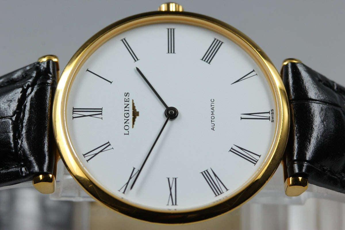 LONGINES La Grande Classique L4.708.2 Automatic White Men's Watch 34mm JAPAN