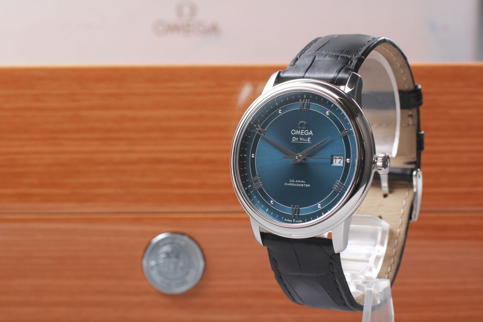 [Near MINT w/ Box] Omega De Ville Prestige 424.13.40.20.03.002 Men's Watch JAPAN
