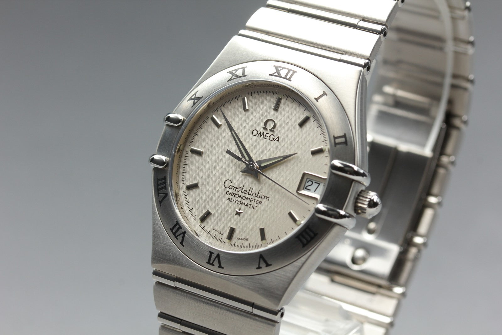 OMEGA Constellation 1502.30.00 Cal.1120 Silver Automat Men's Watch 35mm JP Box