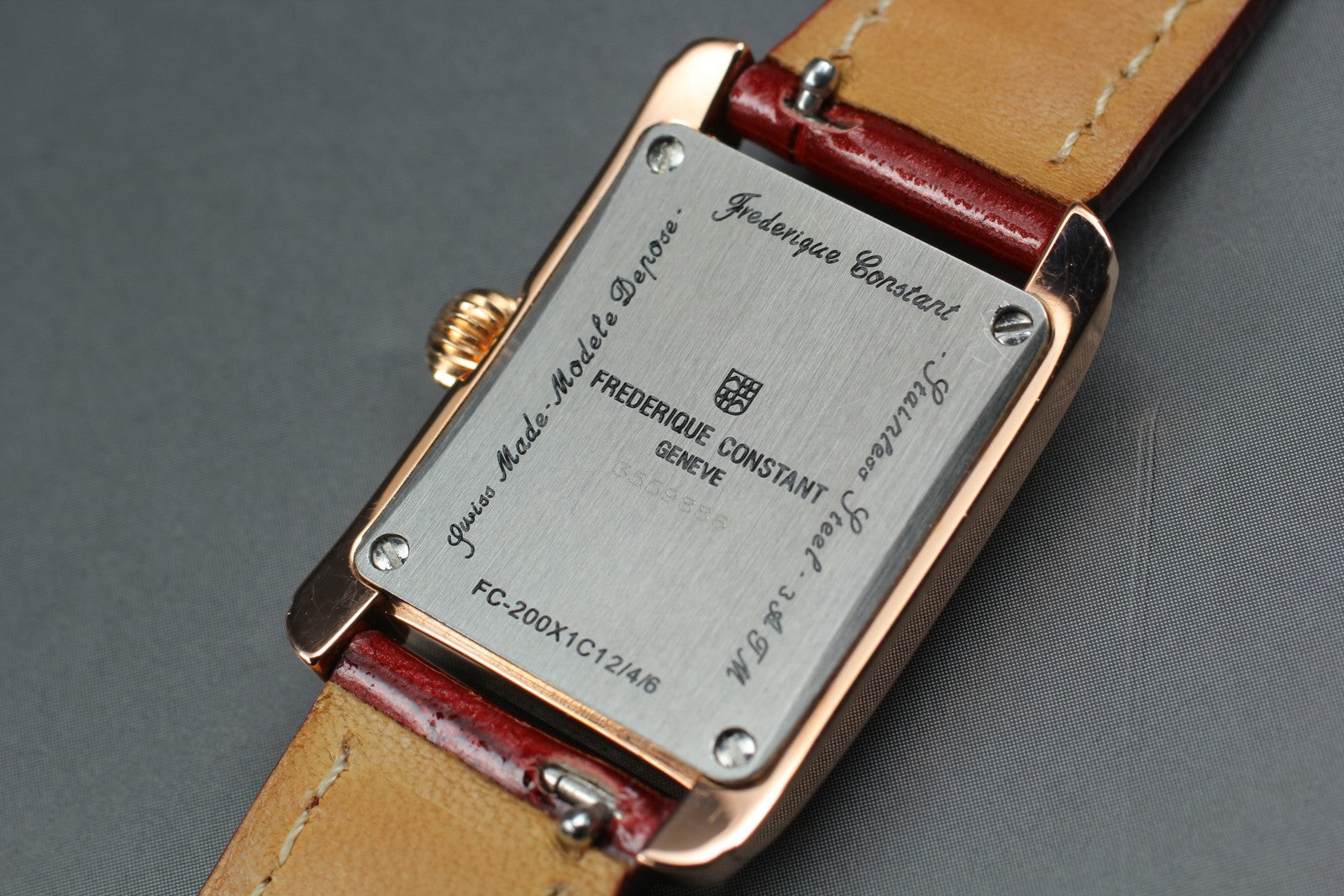 FREDERIQUE CONSTANT Classic Carree FC-200X1C12/4/6 Quartz Women's Watch 21mm JP