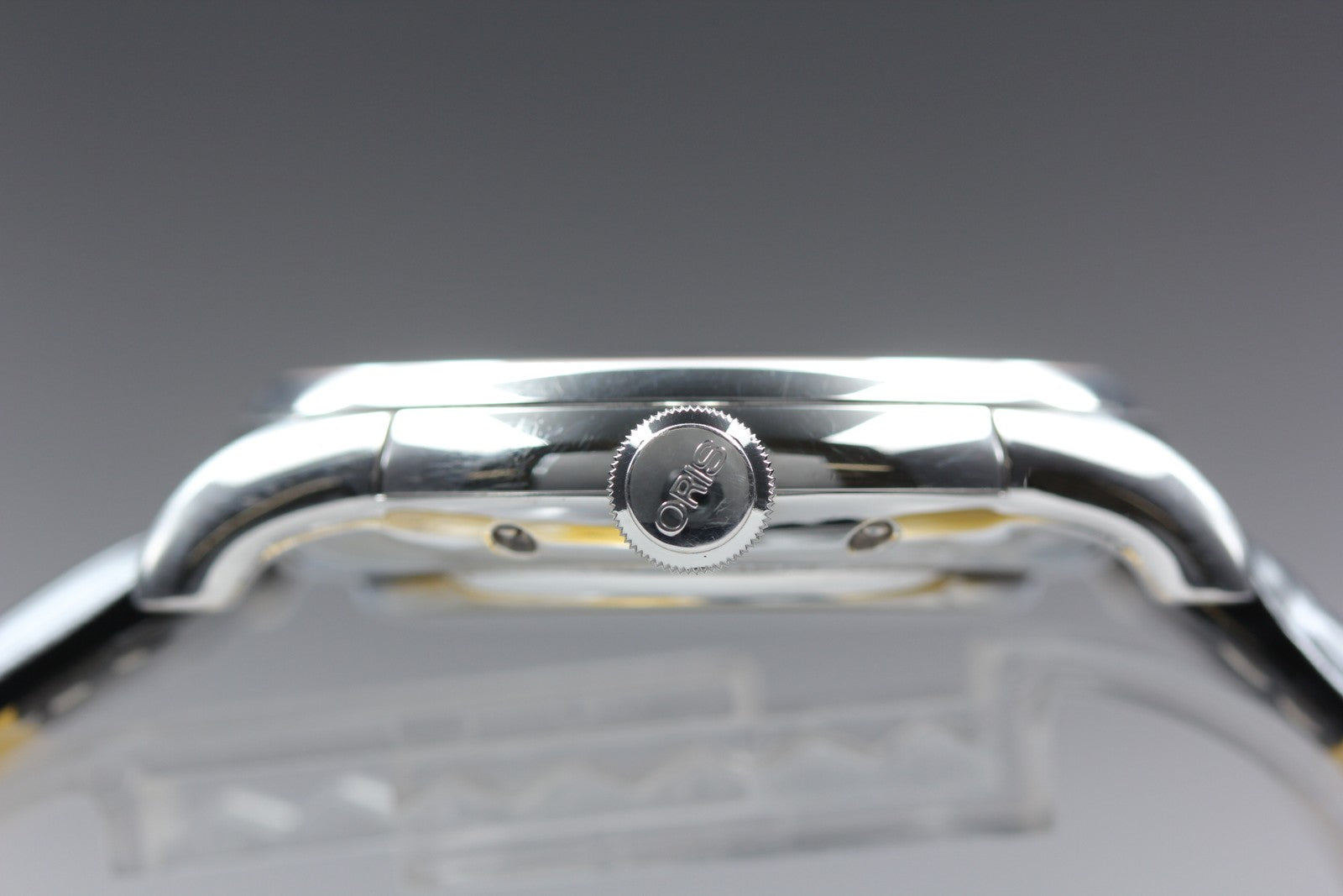 ORIS Artelier Skeleton 7591-01 Date Silver Black 39mm Automatic Men's Watch