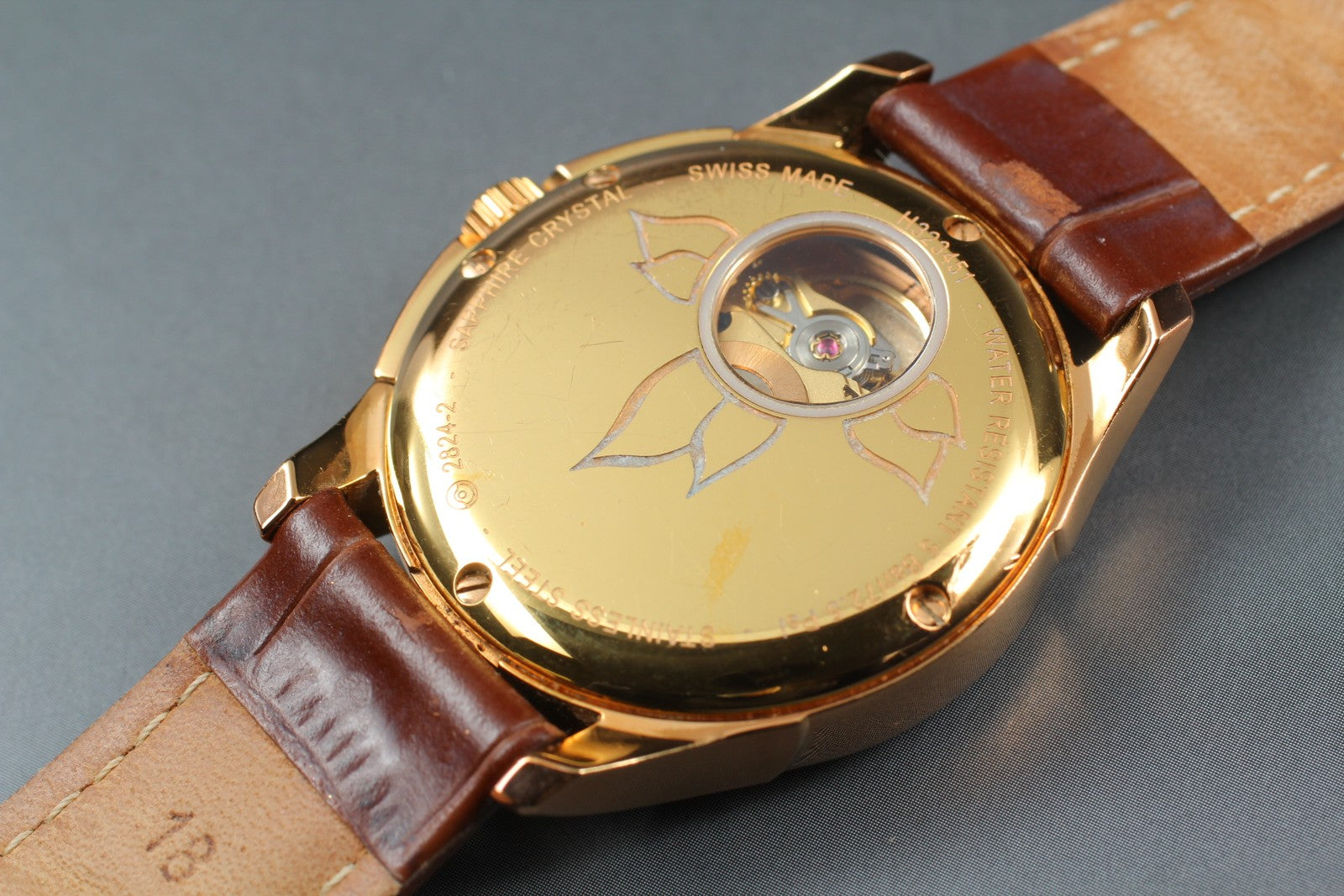 Exc+5*Box Hamilton Jazzmaster H323451 White Automatic Women's Watch 34mm JAPAN
