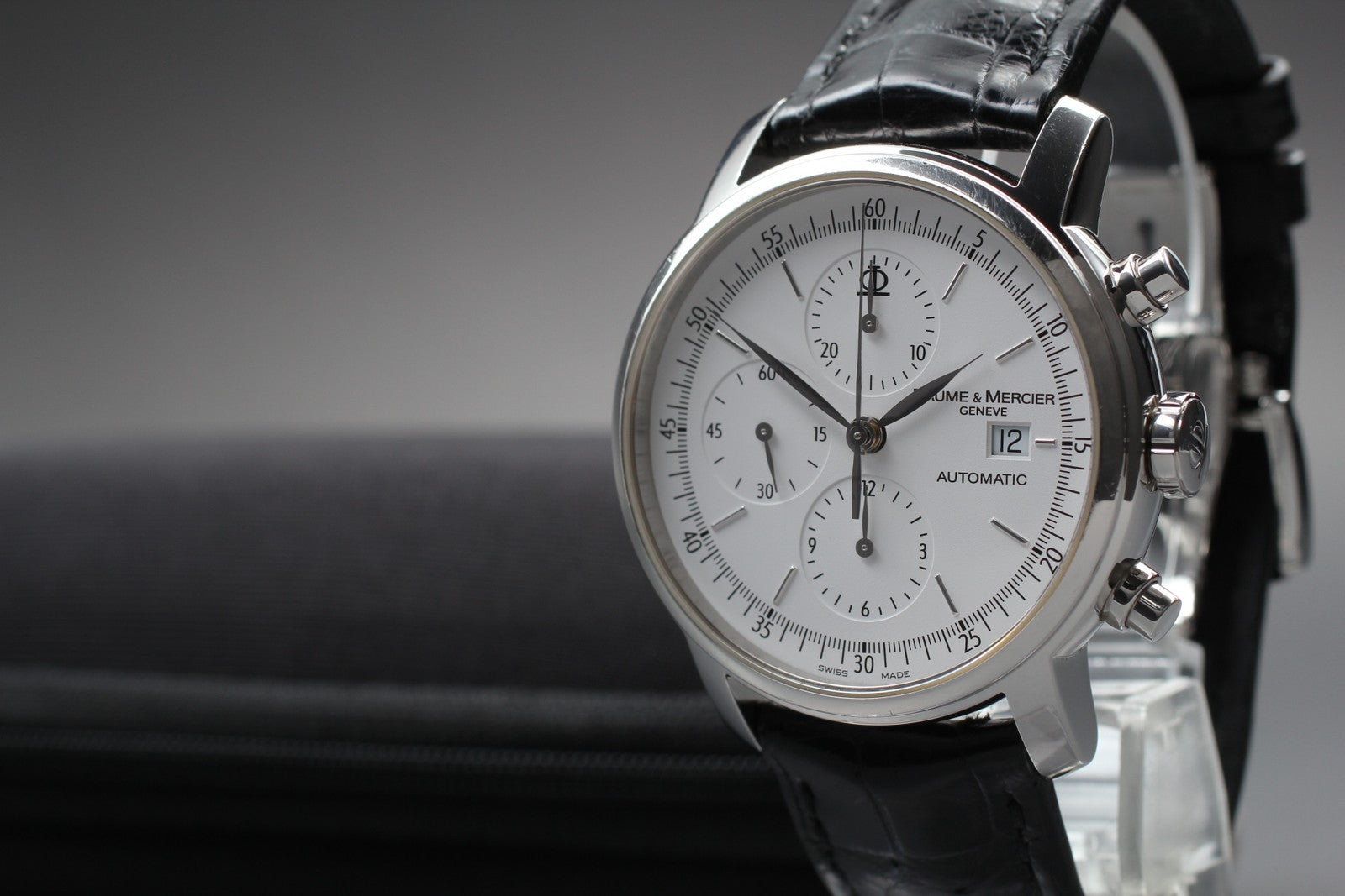 [Exc+5] BAUME＆MERCIER Classima 65533 Automatic White Men's Watch 42mm From JAPAN