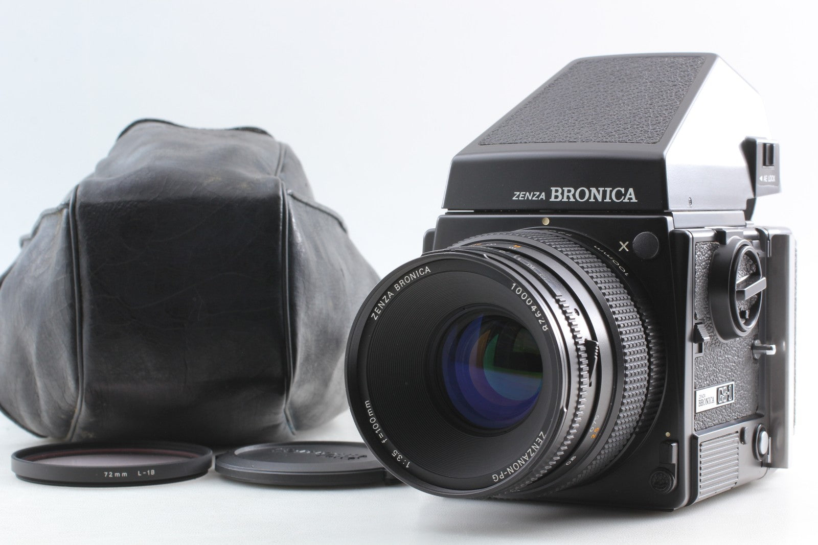 [MINT] Zenza Bronica GS-1 Film Camera + PG 100mm f3.5 Lens 120 From JAPAN