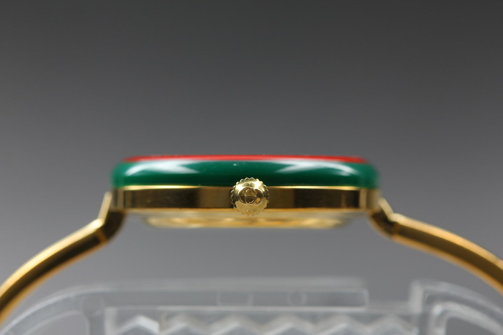 Overhauled [Exc+5 Box] Gucci Change Bezel 11/12.2 Gold 12 color Women's Qz Watch
