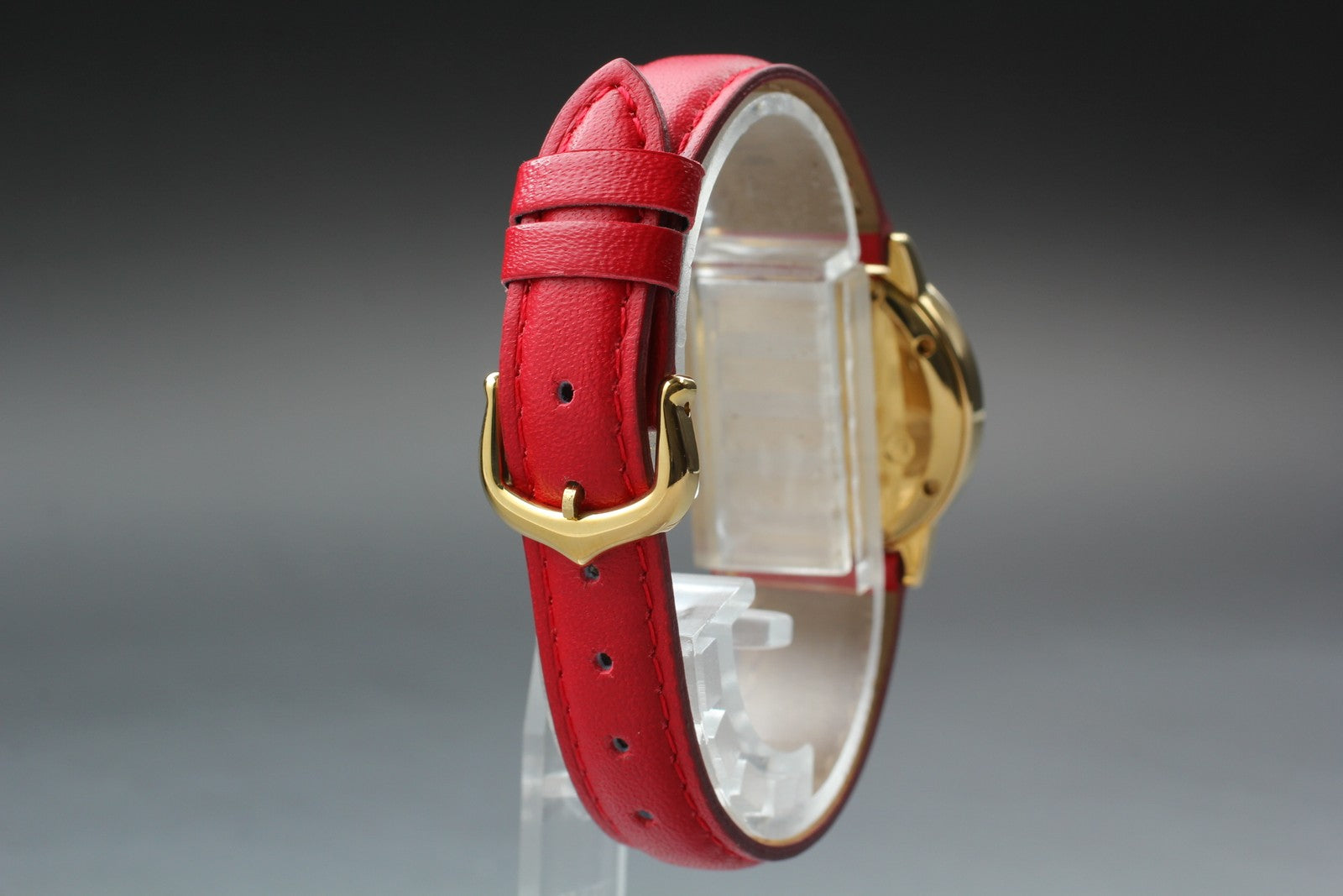 Vintage Cartier Must Ronde de Cartier 1801 Red 27mm Women's Quartz Watch [Box]