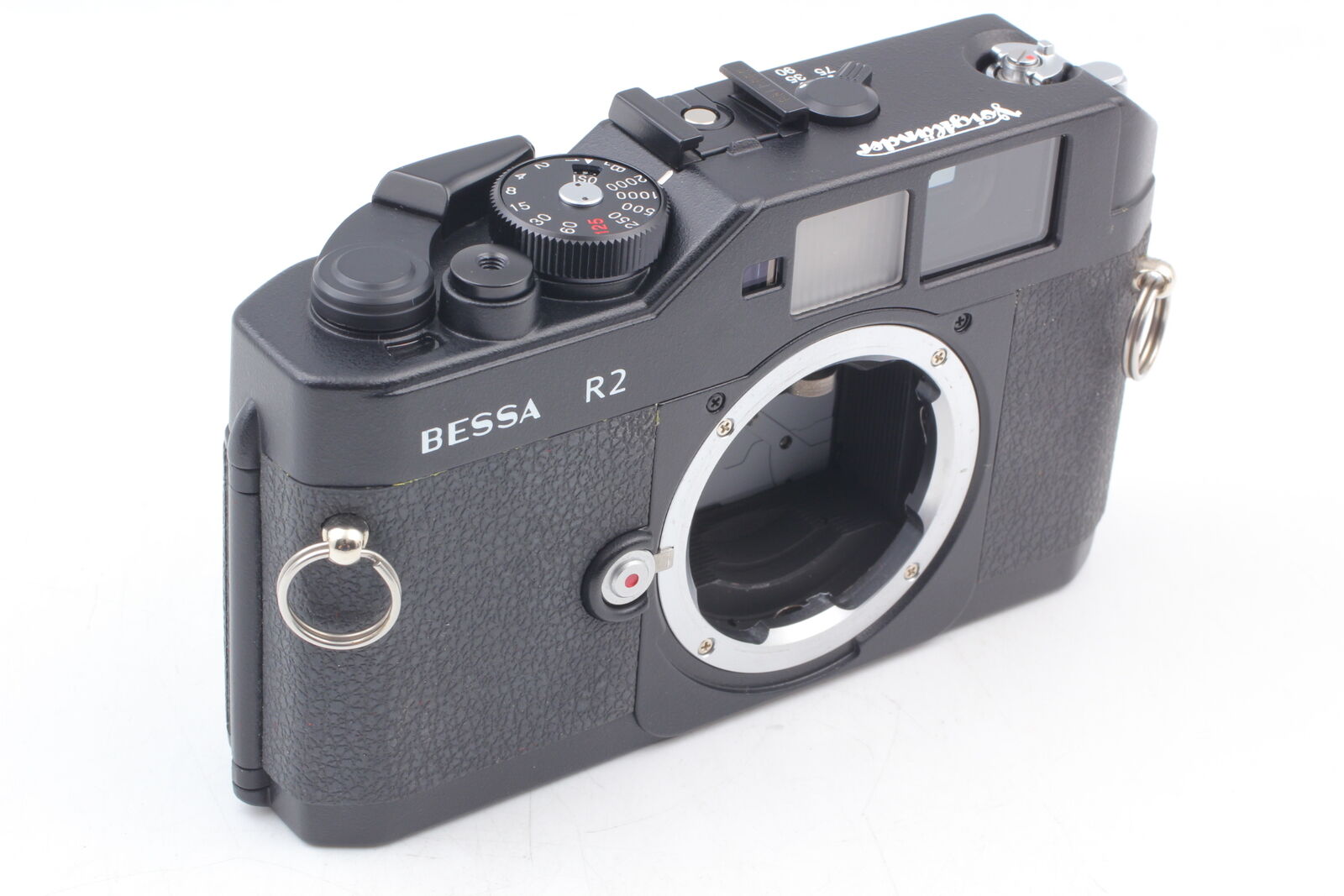 [BOXED MINT w/Finder ] Voigtlander BESSA R2 Black Film Camera 21mm f4 Lens JAPAN