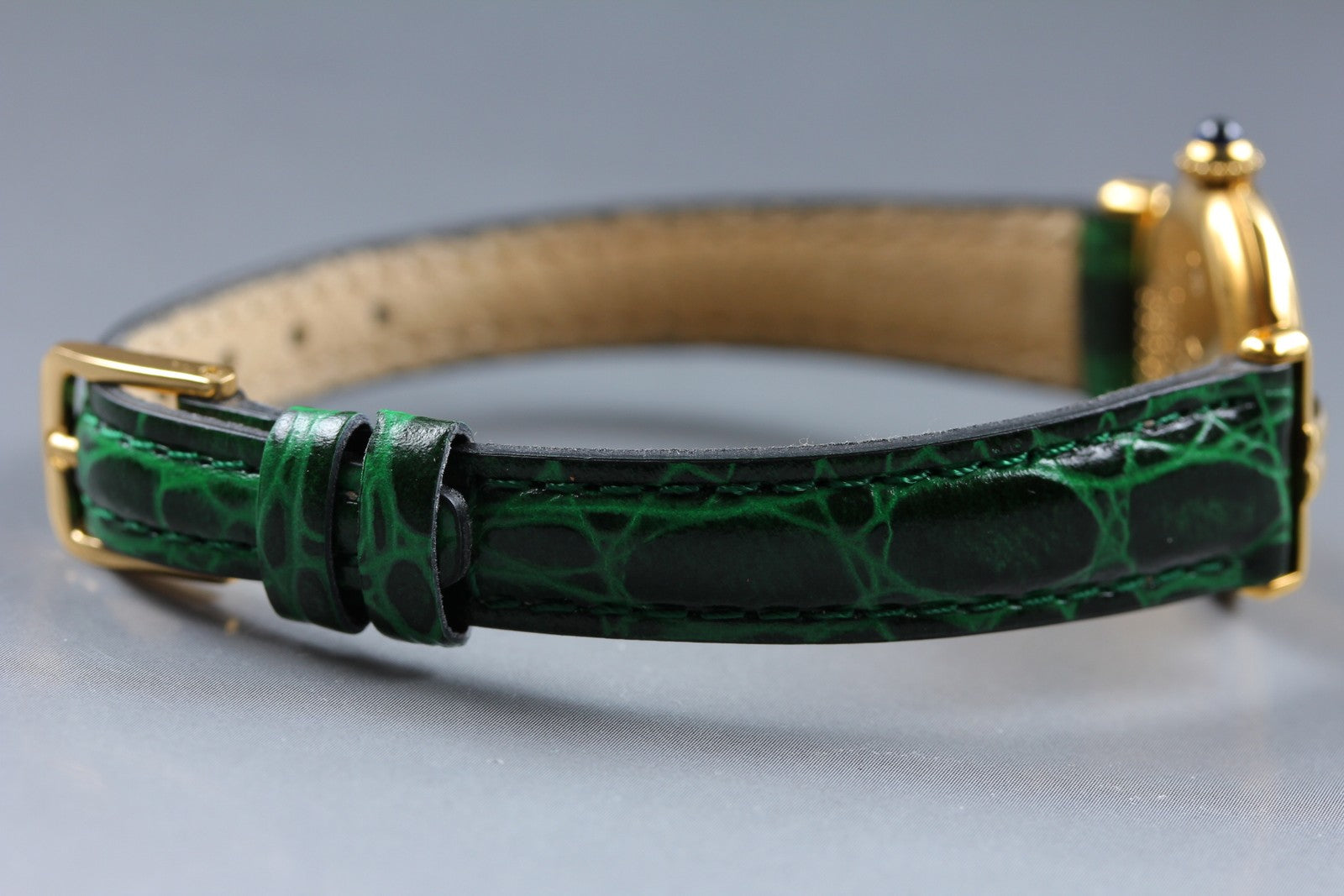 Vintage [Near MINT- Box] Cartier Must Colisee Vermeil 590002 Women's Qz Watch