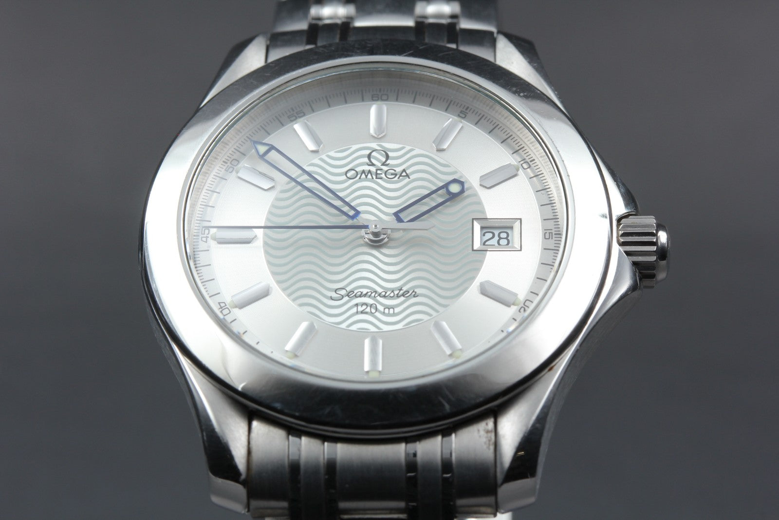 OMEGA Seamaster 120m 2511.31 / 196.1501 Cal.1538 Silver Quartz Mens Watch [Box]