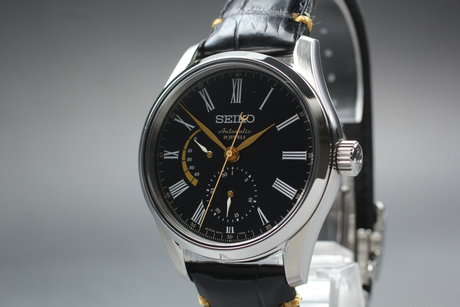 [N MINT Box] SEIKO Presage 6R27-00G1 SARW013 Black Dial Men's AT Watch JAPAN