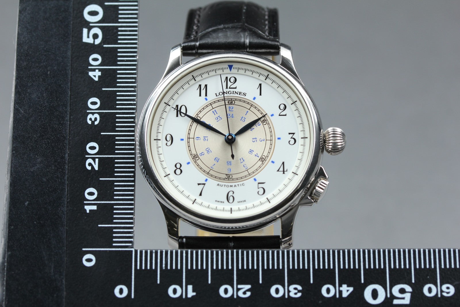 Overhauled [Exc+5 Box] Longines Navigation L2.605.4 38mm AT Men's Watch Limited